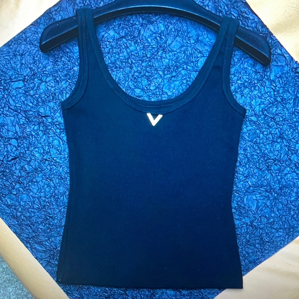 Valentino Black New Tank top sleeveless